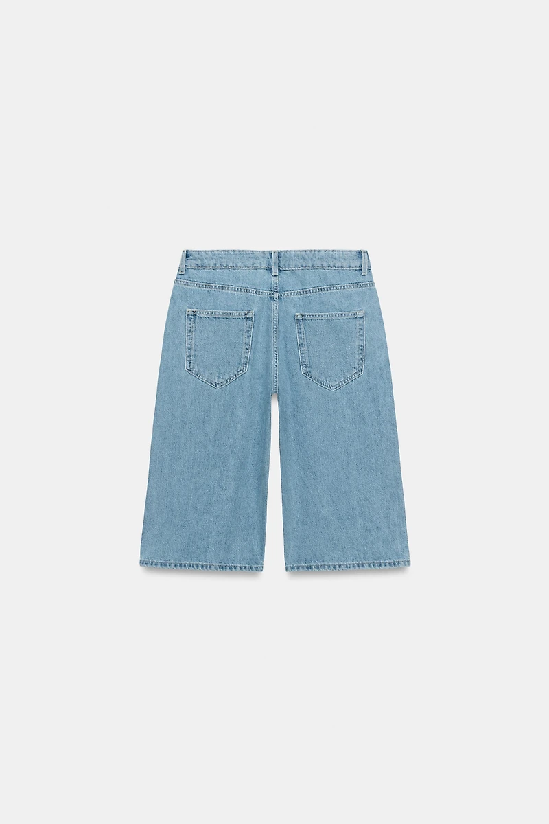 BERMUDA EN JEAN TAILLE MOYENNE ZW COLLECTION