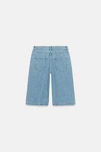 BERMUDA EN JEAN TAILLE MOYENNE ZW COLLECTION