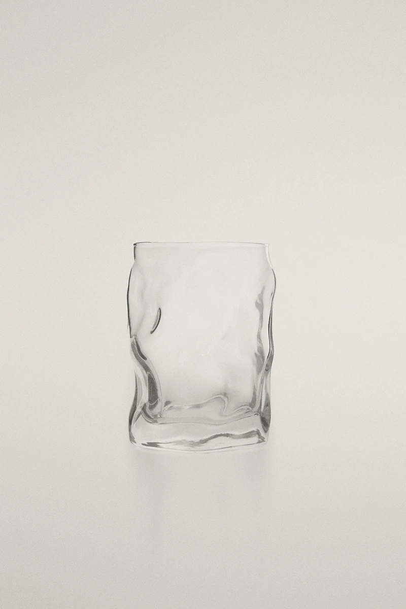 WAVY GLASS TUMBLER