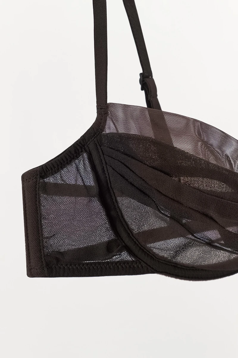 COMBINATION PLEATED UNDERWIRE BRA