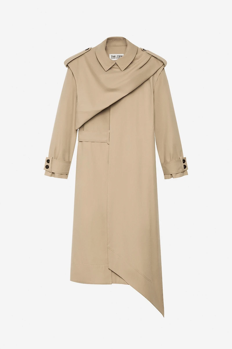 GABARDINE GILET AMOVIBLE 2 EN 1 - THE ITEM ZARA WOMAN