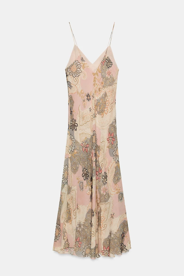 Zara ASYMMETRIC SLIP DRESS ZW COLLECTION | Place Rosemre
