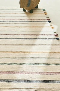 CHILDREN'S MULTICOLORED WOOL AREA RUG