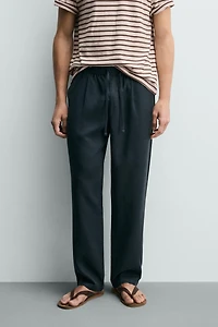 100% LYOCELL REGULAR FIT PANTS