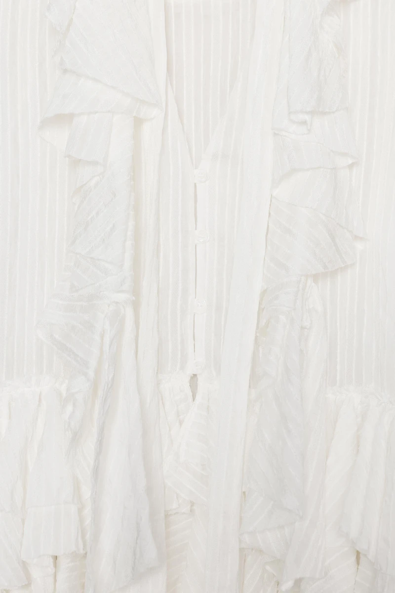 ZW COLLECTION RUFFLED SHIRT