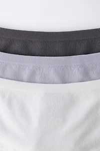 8-14 ANS/ LOT DE TROIS JUPE-CULOTTE SANS COUTURE
