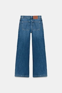 Z1975 CULOTTE HIGH WAIST TOPSTITCHED JEANS