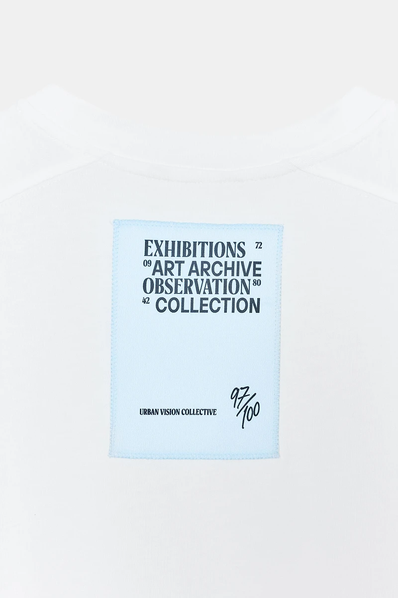 BOXY FIT T-SHIRT WITH LABEL