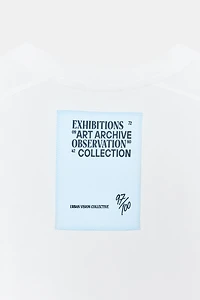 BOXY FIT T-SHIRT WITH LABEL
