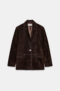 BLAZER 100 % CUIR DROIT