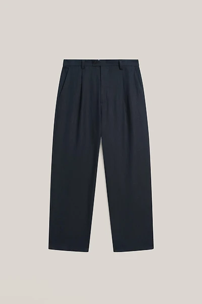 Total look darted linen trousers - LIMITED EDITION