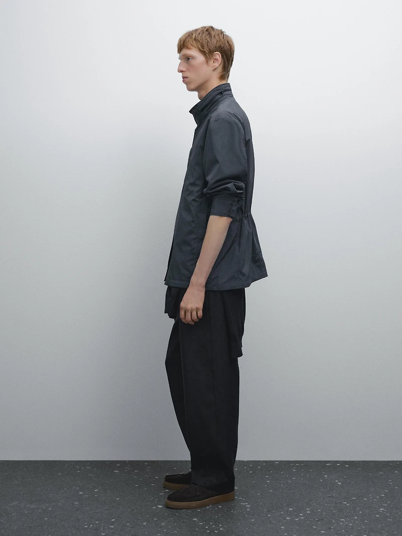 Technical fabric jacket