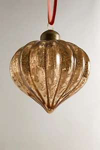 STRIPED SPINNING TOP CHRISTMAS TREE BALL  ORNAMENT