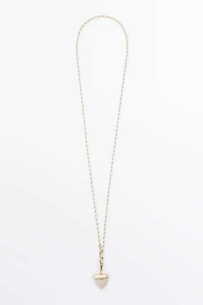 Collier pendentif pierre