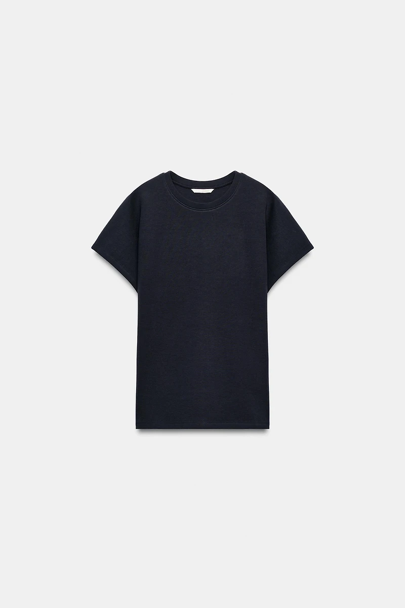 T-SHIRT INTERLOCK À MANCHES COURTES