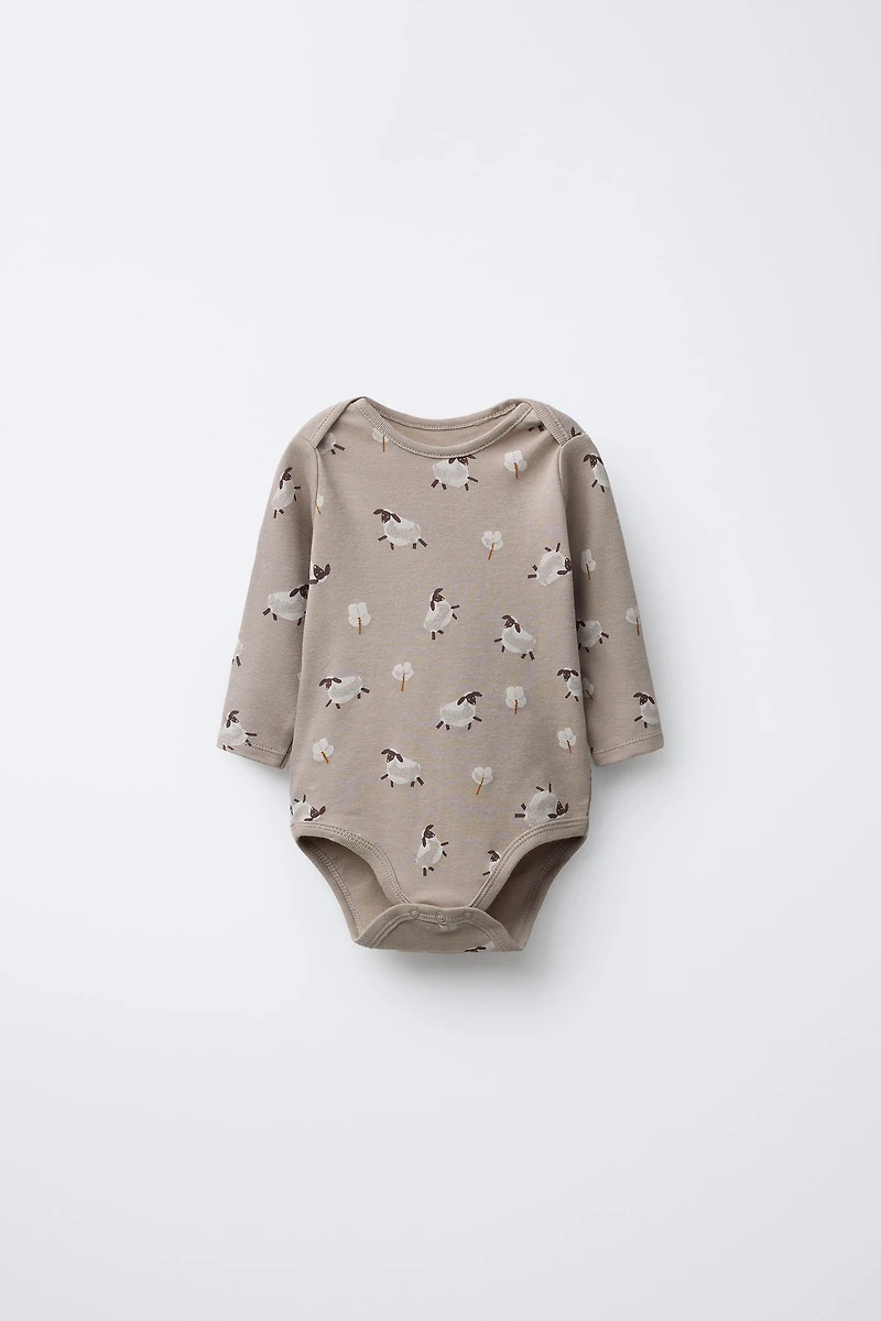 FIVE-PACK OF SHEEP BODYSUITS