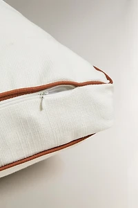 BENCH SEAT CUSHION WITH PIPING