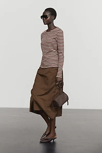 100% cotton striped T-shirt