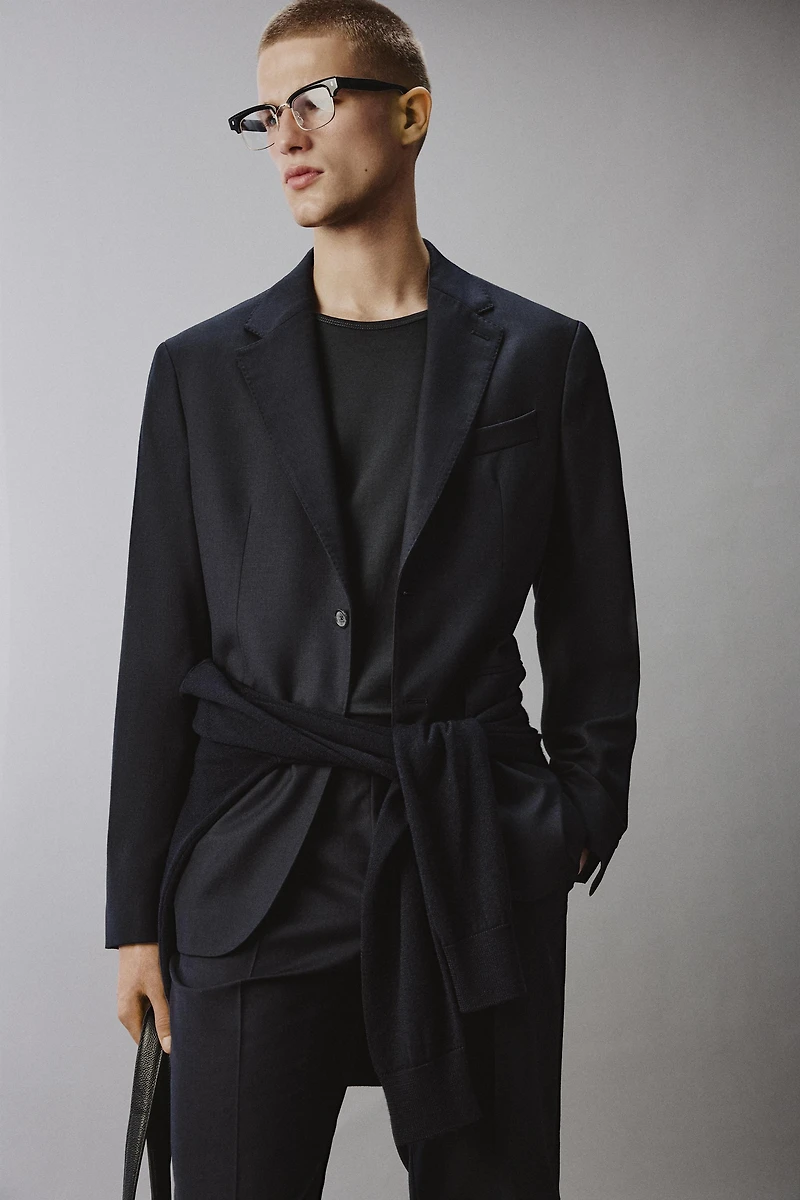 VESTE DE COSTUME 100% LAINE