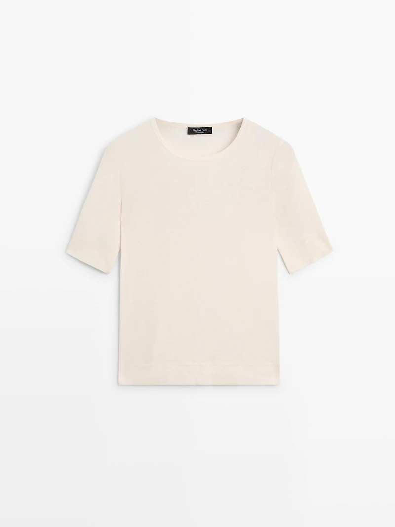 Cotton blend T-shirt
