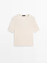 Cotton blend T-shirt