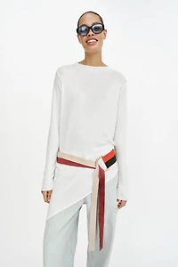 100% SPLIT LEATHER DOUBLE STRAP BELT