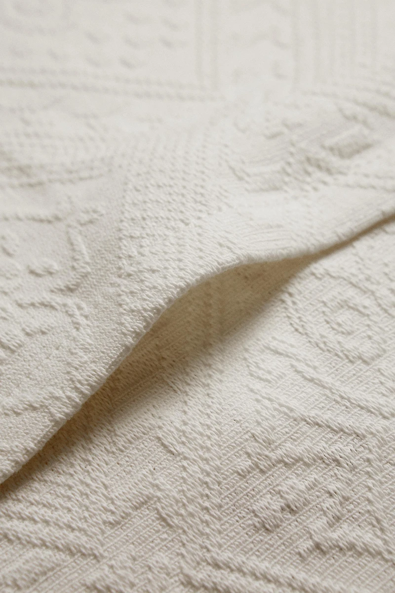 HOUSSE DE COUSSIN MOTIF GÉOMÉTRIQUE