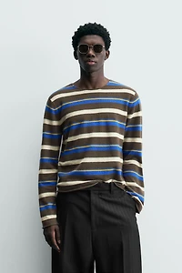 PULL EN JACQUARD À RAYURES ÉDITION LIMITÉE