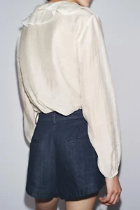 ZW COLLECTION RUFFLED SHIRT