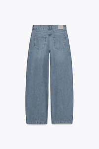 MID-RISE BAGGY JEANS