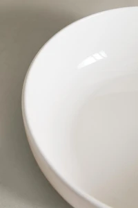 ASSIETTE CREUSE GRÈS