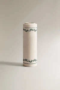 ROLL OF COTTON CHRISTMAS NAPKINS WITH A LEAF DESIGN (SET OF 20)