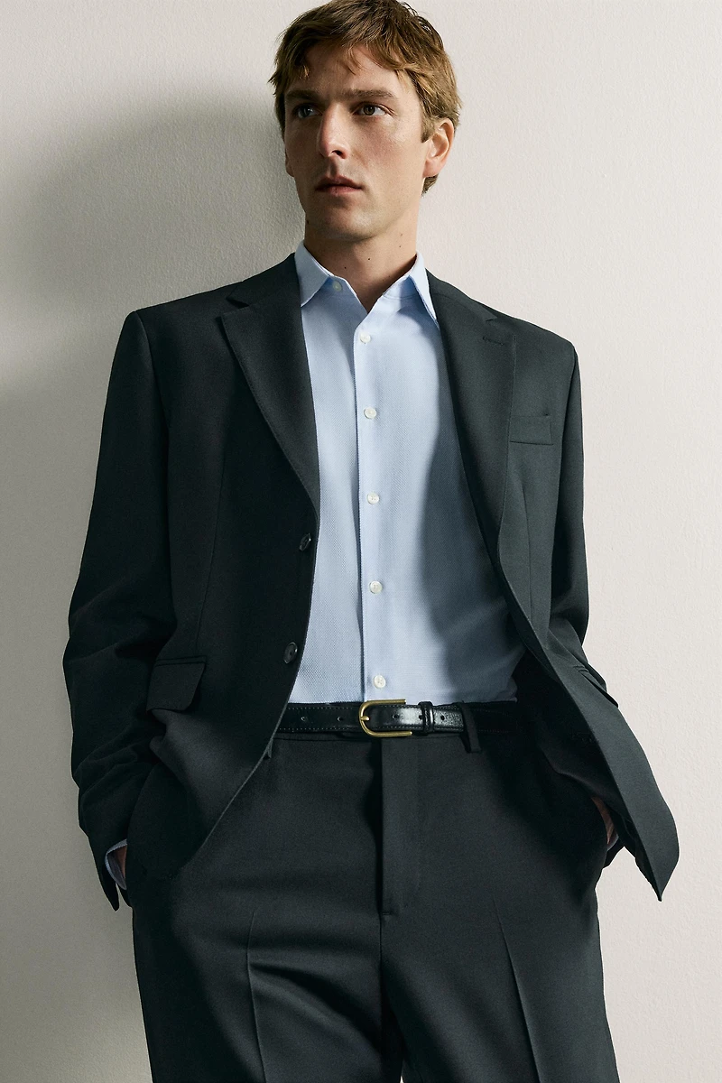 EASY CARE TEXTURED SHIRT