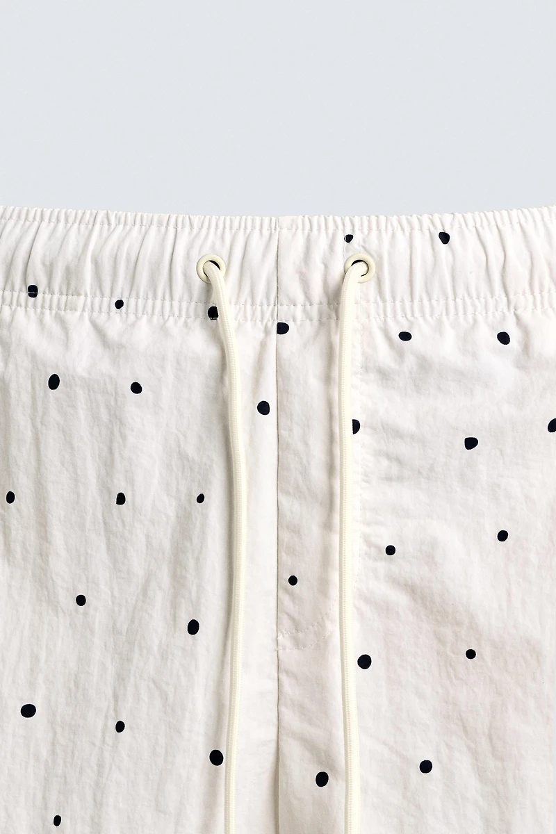 HALF POLKA DOT SWIMSUIT