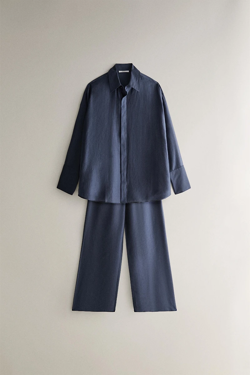 SHEER OVERSIZED SHIRT