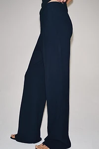 PANTALON TAILLE HAUTE À RAYURES ZW COLLECTION