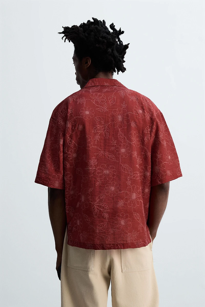 TEXTURED FLORAL SHIRT © OTIS KWAME KYE QUAICOE