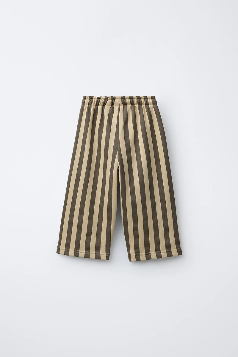 STRIPED PLUSH PANTS