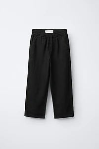 100% LINEN STRAIGHT PANTS