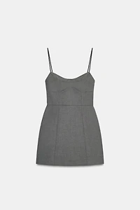 ROBE COURTE À BRETELLES