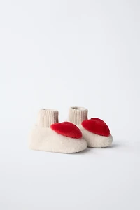 HEART SLIPPERS