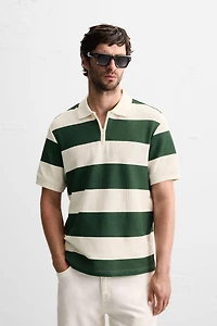 POLO À COL ZIPPÉ