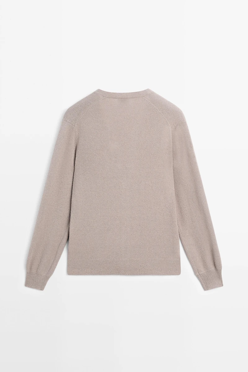 STUDIO V-neck knit cardigan
