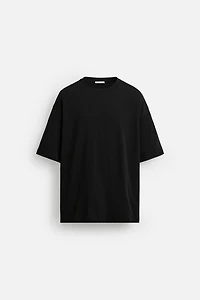 CONTRAST EMBROIDERY T-SHIRT