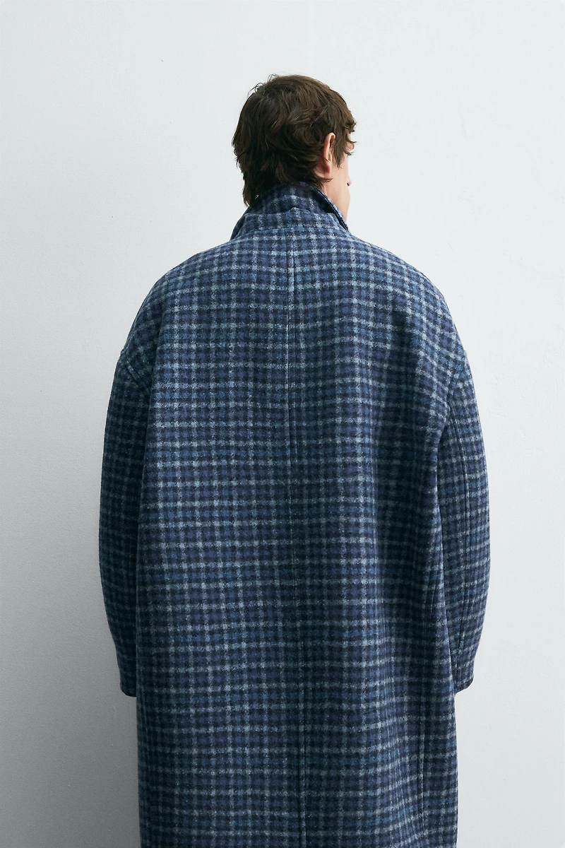 OVERSIZE CHECK COAT HARRY LAMBERT FOR ZARA X DISNEY