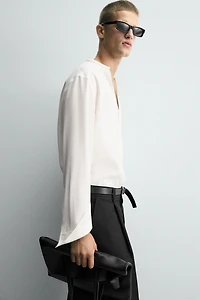 CHEMISE FLUIDE COUPE DÉCONTRACTÉE