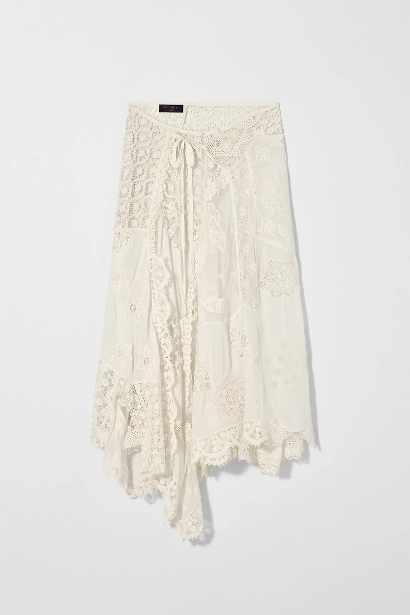 PATCHWORK MIDI SKIRT KATE MOSS X ZARA