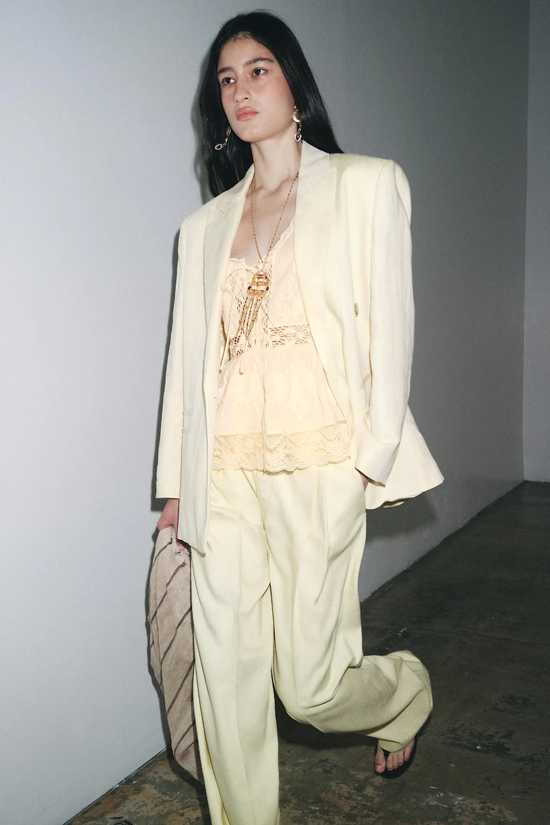 ZW COLLECTION EMBROIDERED ROMANTIC TOP