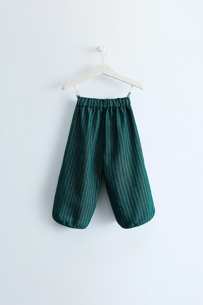 ZARA TIMELESS - STRIPED BALLOON PANTS