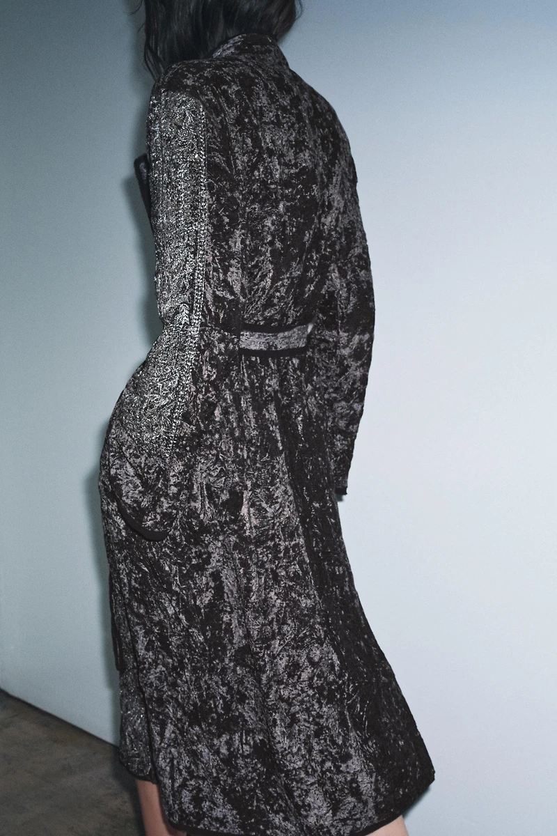 KIMONO EN VELOURS BRODÉ ZW COLLECTION LIMITED EDITION